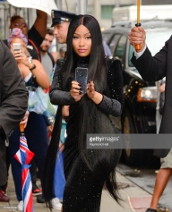 NEW YORK, NY - AUGUST 13: Singer Nicki Minaj is seen on August 13, 2018 in New York City. (Photo by Raymond Hall/GC Images)